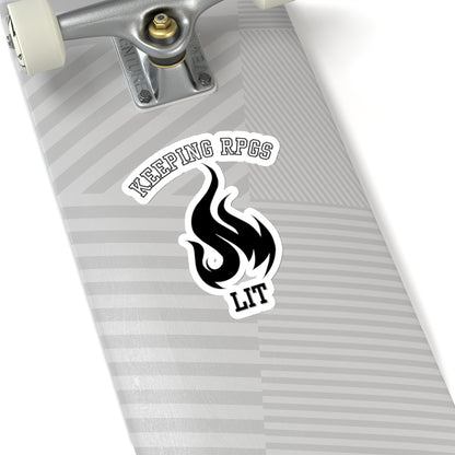 Keeping RPGs LIT Sticker