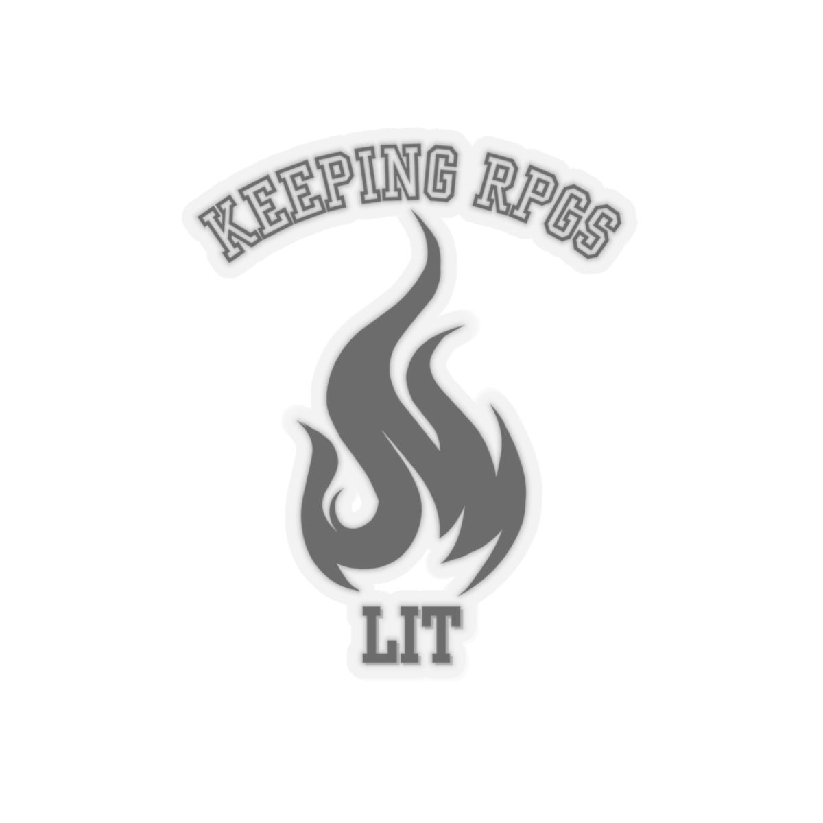 Keeping RPGs LIT Sticker