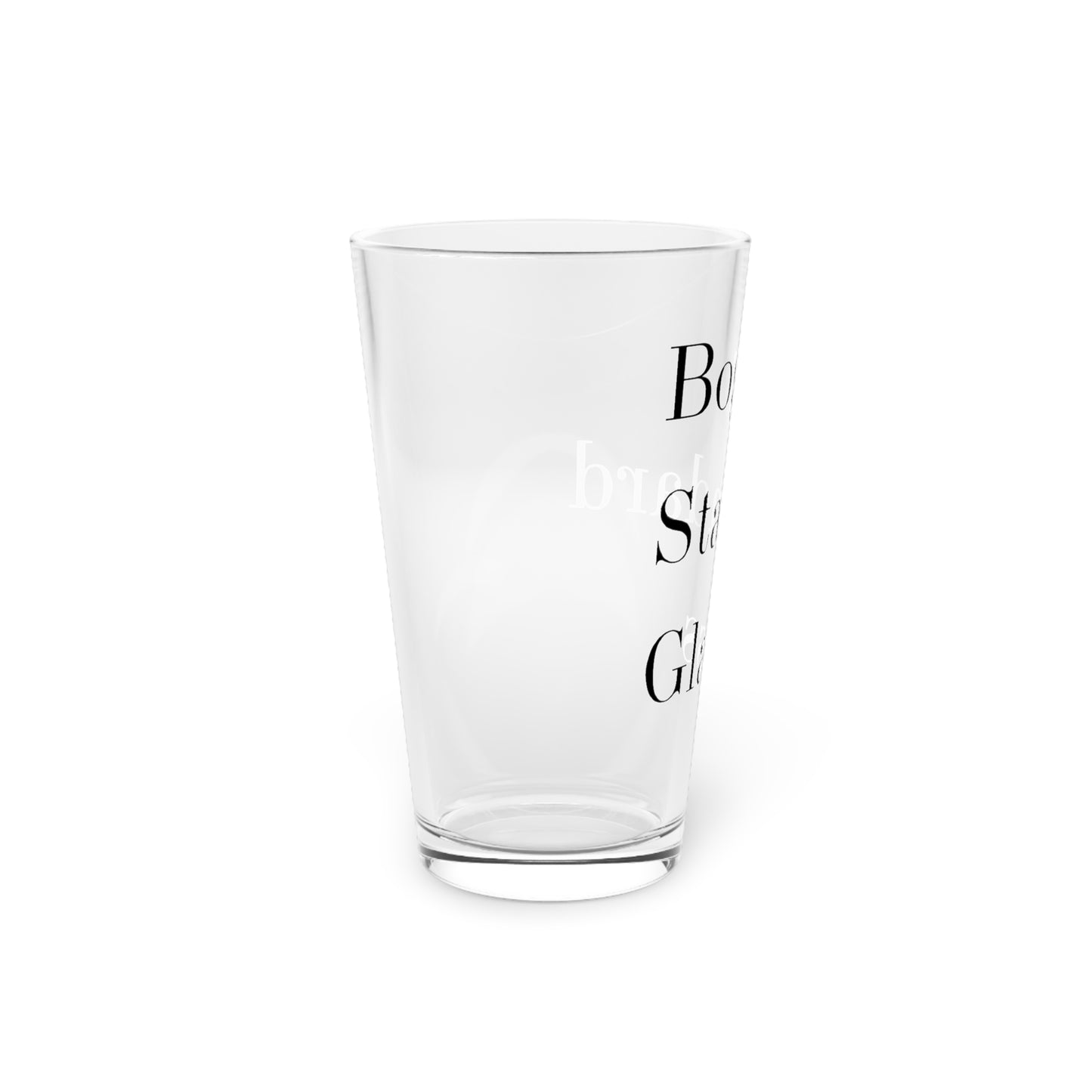 Bog Standard Pint Glass, 16oz