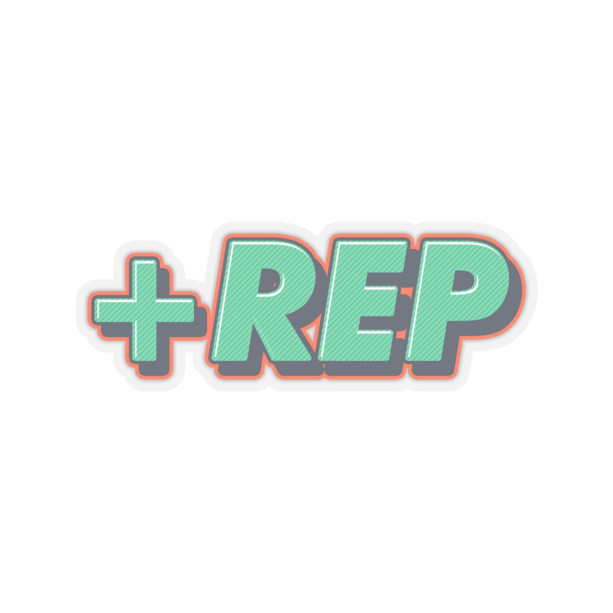 The +Rep Sticker