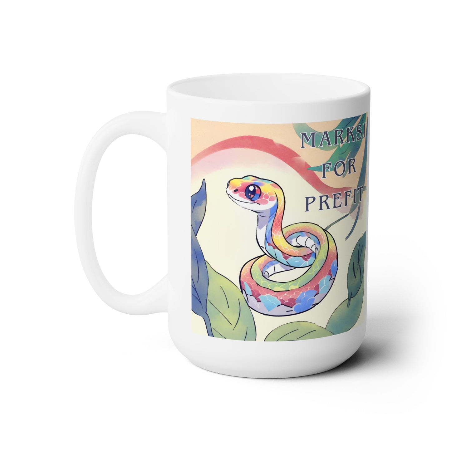 Cute Marksi Ceramic Mug 15oz