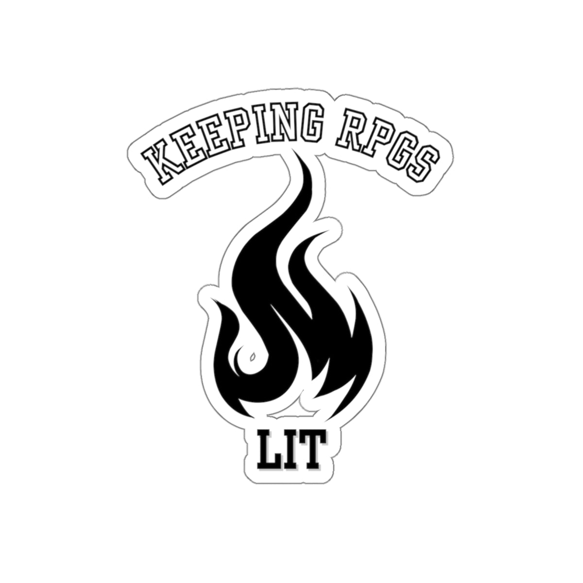 Keeping RPGs LIT Sticker