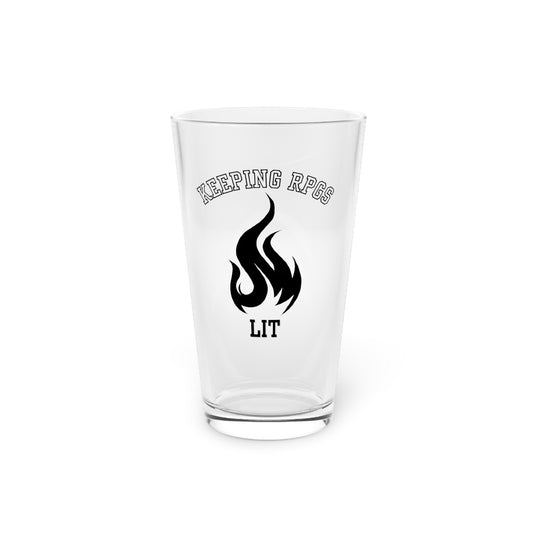 "LIT" RPG Pint Glass, 16oz