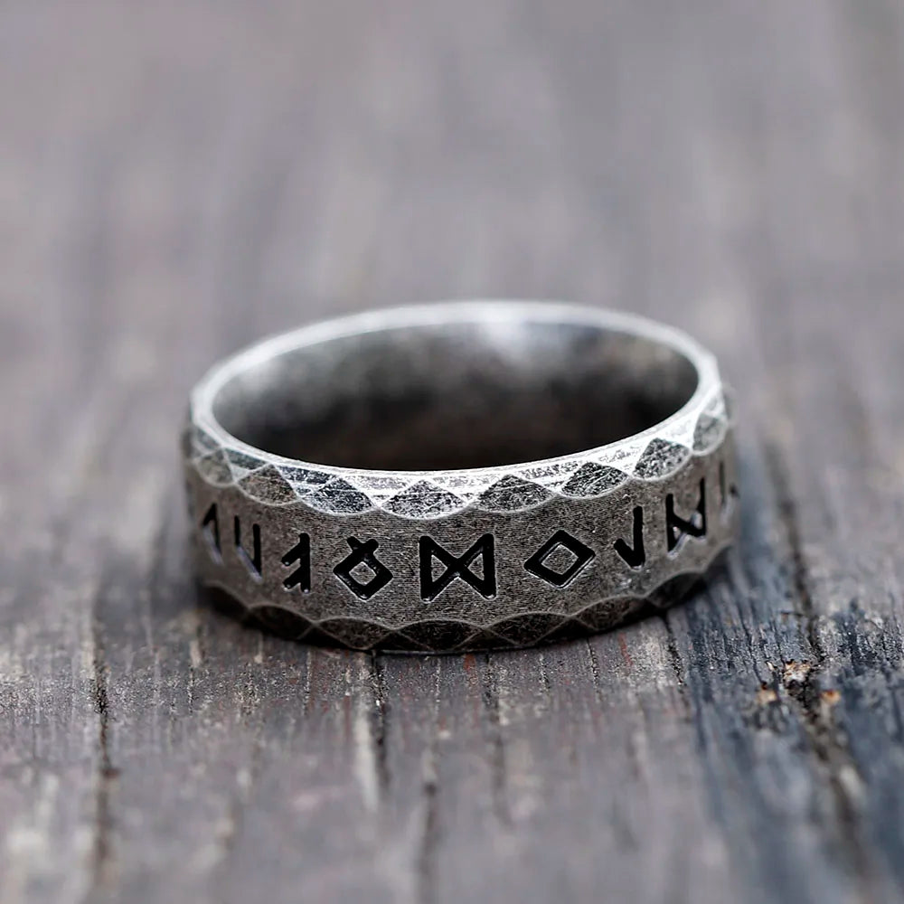 Stainless-steel Rings of Odin's blessing