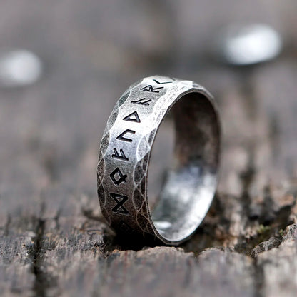 Stainless-steel Rings of Odin's blessing