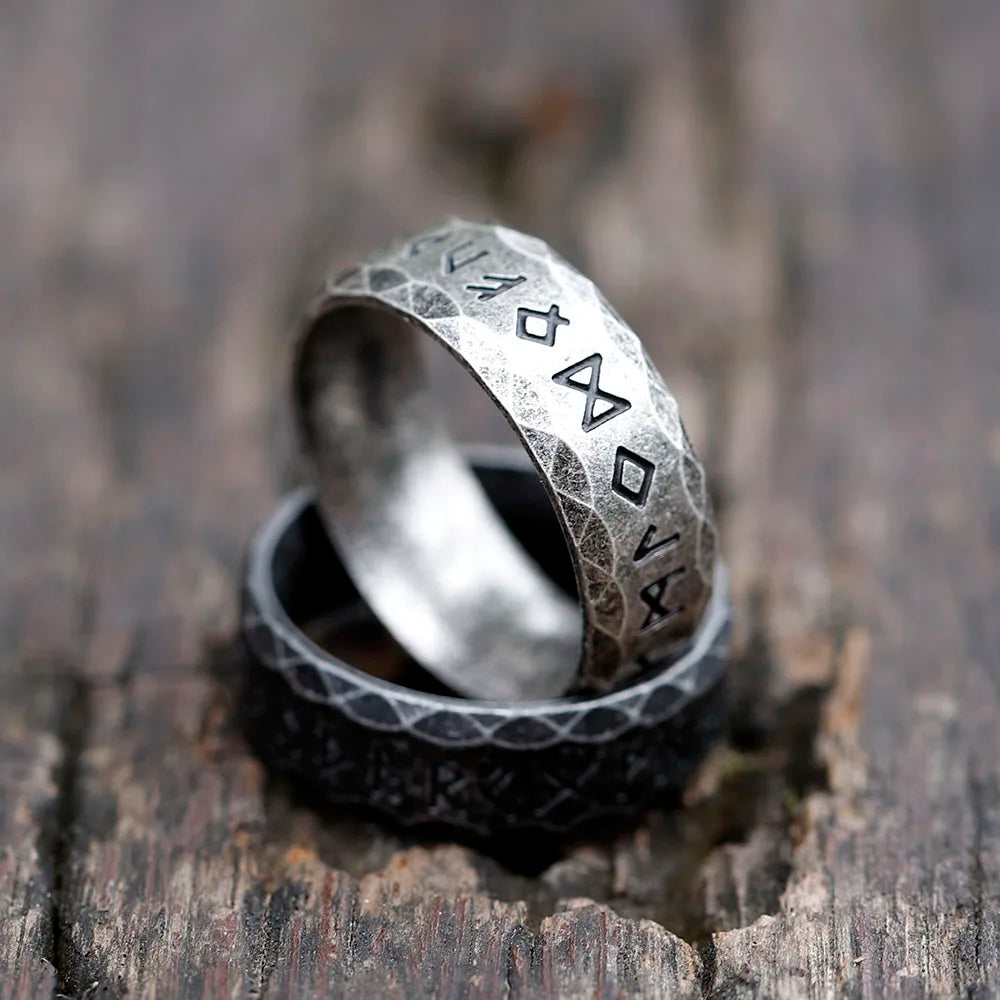 Stainless-steel Rings of Odin's blessing